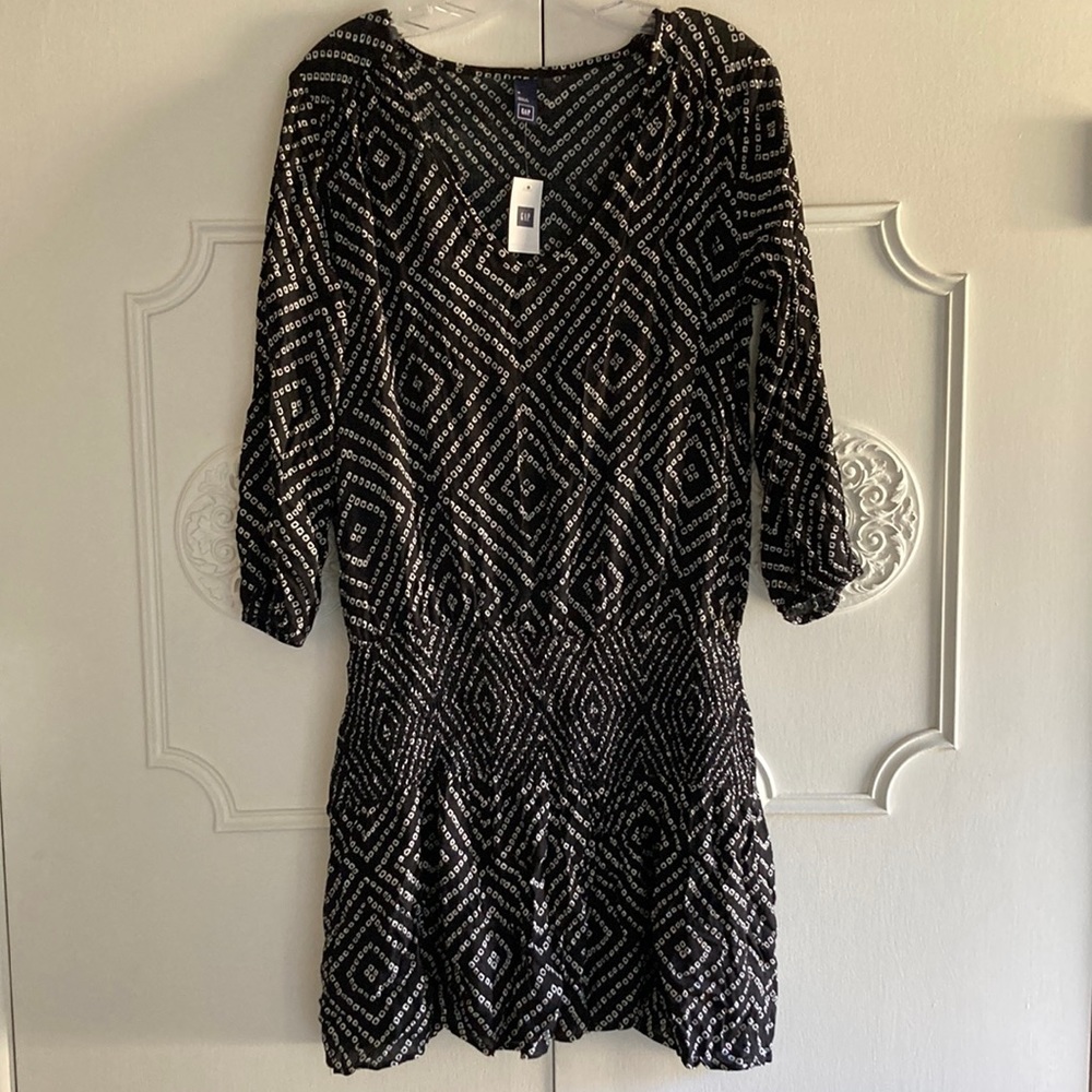 GAP Cinched Waist Tunic Dress
